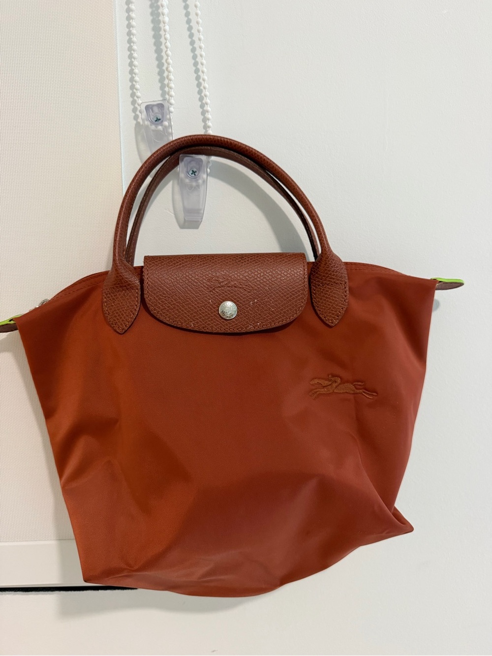 Longchamp Le Pliage Burn Orange Tote Bag